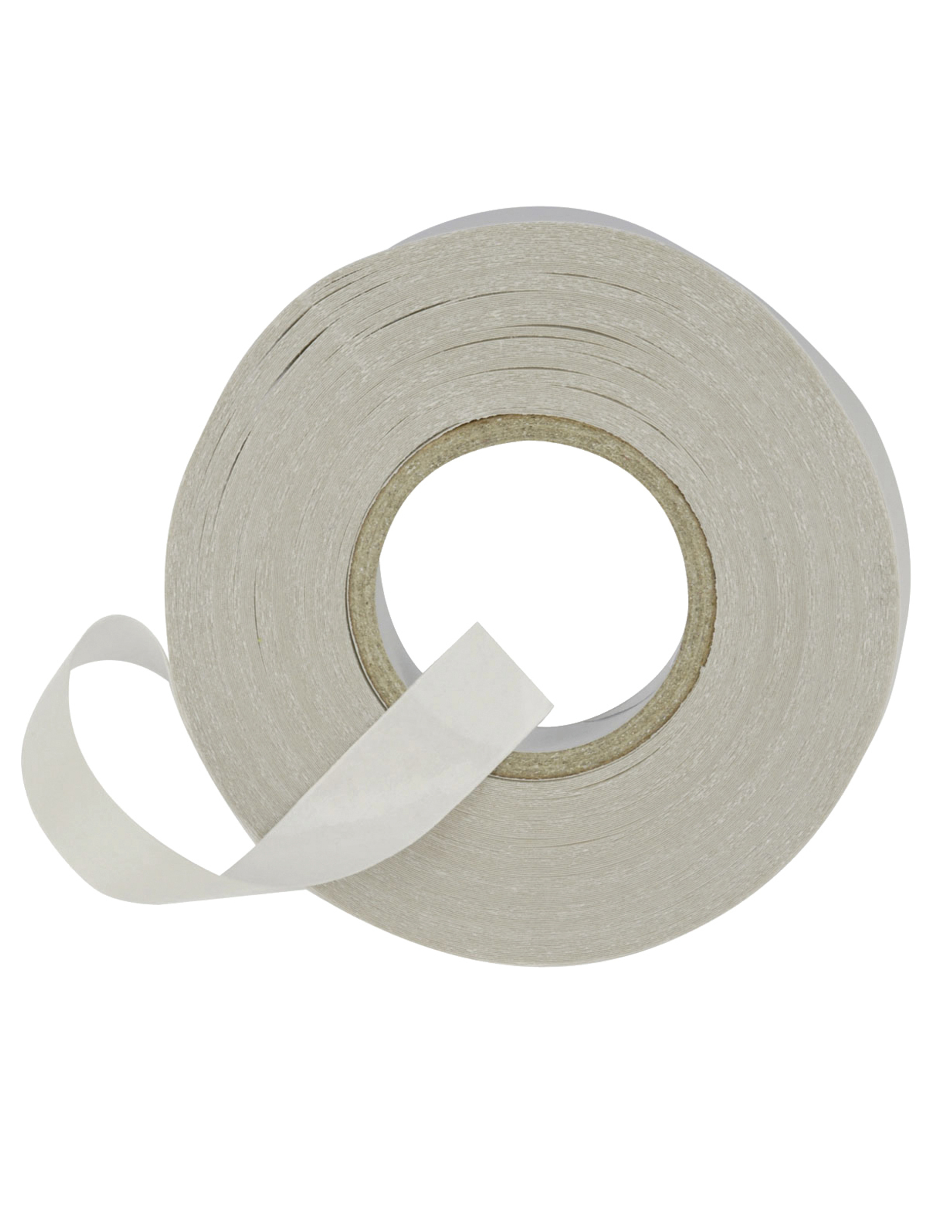 Wit dubbelzijdig plakband 12 mm x 18 m Partyversiering