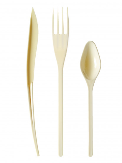 30 Plastic bestek ivoor - Premium 30 Plastic bestek ivoor - Premium
