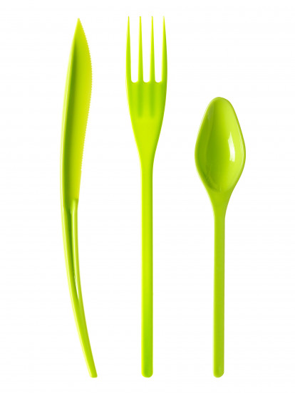30 Plastic bestek anijsgroen - Premium 30 Plastic bestek anijsgroen - Premium