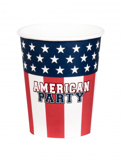 12 Papieren servetten American party 33 x 33 cm 12 Papieren servetten American party 33 x 33 cm