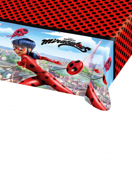 Tafelkleed Ladybug™ in Paris rood en zwart 120 x 180 cm Tafelkleed Ladybug™ in Paris rood en zwart 120 x 180 cm