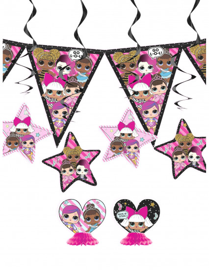 7-delige verjaardagsdecoratieset LOL Surprise™ 7-delige verjaardagsdecoratieset LOL Surprise™