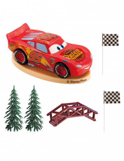 Taartdecoratieset Cars™ 8 cm Taartdecoratieset Cars™ 8 cm