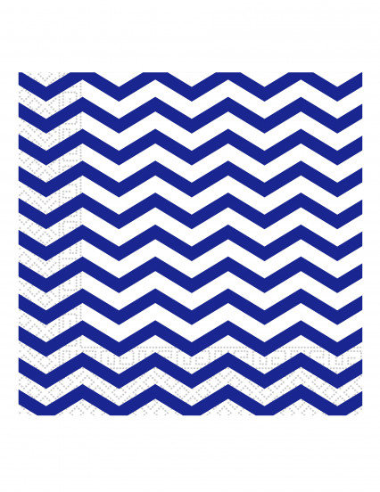 20 Papieren servetten visgraatmotief koningsblauw 33 x 33 cm 20 Papieren servetten visgraatmotief koningsblauw 33 x 33 cm