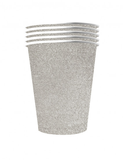 20 Amerikaanse zilverkleurige recycleerbare kartonnen bekers 53 cl 20 Amerikaanse zilverkleurige recycleerbare kartonnen bekers 53 cl