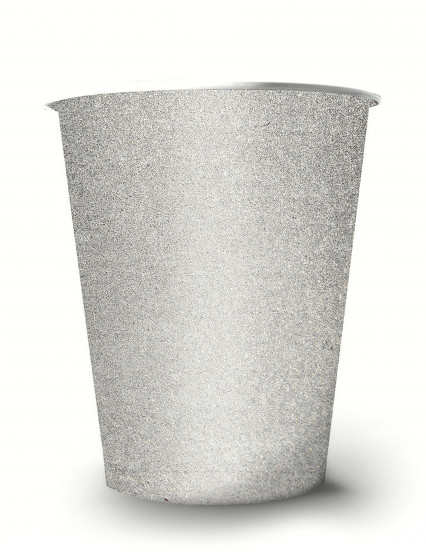 20 Amerikaanse zilverkleurige recycleerbare kartonnen bekers 53 cl 20 Amerikaanse zilverkleurige recycleerbare kartonnen bekers 53 cl