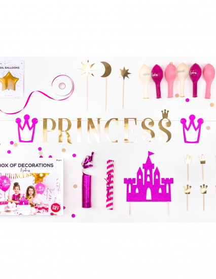 31-delige verjaardagsdecoratieset prinses 31-delige verjaardagsdecoratieset prinses