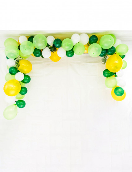 Set boog van 70 latex ballon tropisch Set boog van 70 latex ballon tropisch