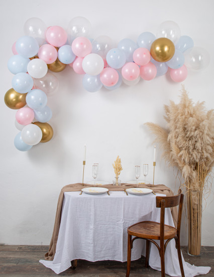 Arch kit van 58 gender reveal ballonnen Arch kit van 58 gender reveal ballonnen
