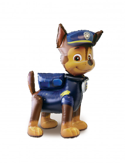 Gigantische AirWalker Chase Paw Patrol™ foil bal 93 x 137 cm Gigantische AirWalker Chase Paw Patrol™ foil bal 93 x 137 cm